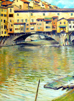 Noon Haze on the Arno {Ponte Vecchio, Florence}