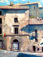 San Gimignano Shadows