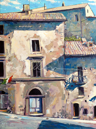 San Gimignano Shadows
